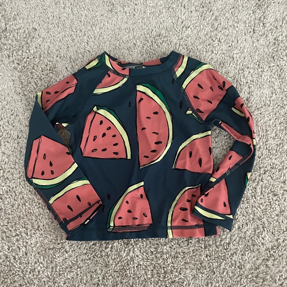 Tea Collection Watermelon Rash guard